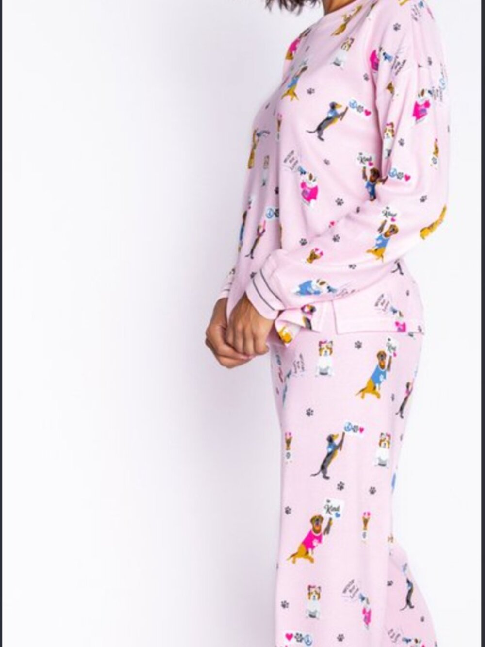PJ Salvage Woof Love Dog Pyjama Set Size Small